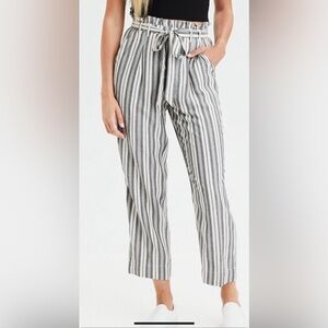 Flowy striped soft pants, barely worn.